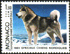 monaco malamute stamp